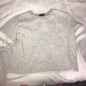 F21 cropped sweater